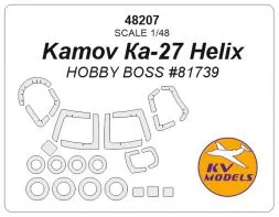 Ka-27 mask for Hobby Boss 1:48