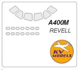 Airbus A400M mask for Revell 1:144