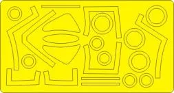 F7U-3M Cutlass BASIC mask for Fujimi 1:72