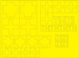 He 111Z-1 THZI NATIONAL INSIGNIA 1:48