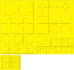 He 111Z-1 DGDY NATIONAL INSIGNIA 1:48