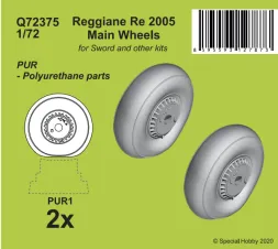 Reggiane Re 2005 Main Wheels 1:72
