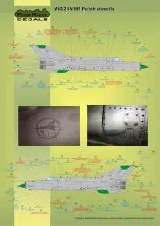 MiG-21 Polish stencils 1:48