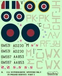 Spitfire Mk V in Polish service part II 1:48