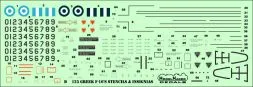 F-16 stencils and insignias (Greek) 1:48