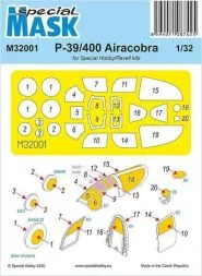 P-39 Airacobra Mask for Special Hobby/ Revell 1:32