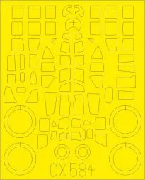 Ju 88A-1 mask for Revell 1:72