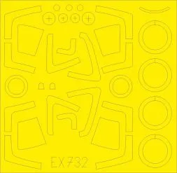 Su-35S TFace mask for Kitty Hawk 1:48