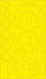 MiG-19 TFace mask for Trumpeter 1:48