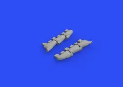 Spitfire Mk. I exhaust stacks for Eduard 1:48