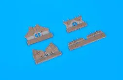 MiG-19 wheel well doors 1:48