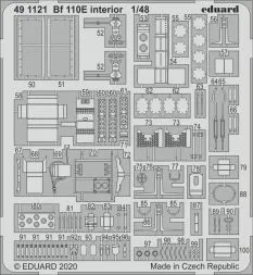 Bf 110E interior for Dragon 1:48