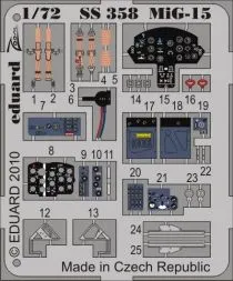 MiG-15 P.E. for Airfix - Zoom 1:72