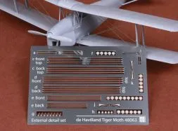 DH-82 Tiger Moth rigging wire set for Airfix 1:48