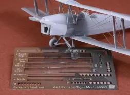 DH-82 Tiger Moth rigging wire set for Airfix 1:48