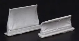 US White 666 Truck Cabin Tarp for Hobby Boss 1:35