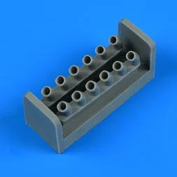 P-40C Warhawk exhaust for Academy 1:48