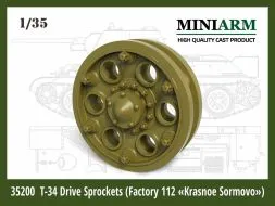 T-34 Drive Sprockets (Factory N112 Krasnoe Sormovo) 1:35