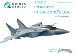 MiG-31DZ interior for Trumpeter 1:72
