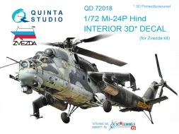 Mil Mi-24P interior for Zvezda 1:72