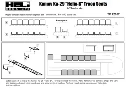 Ka-29 Helix-B Troop Seats 1:72