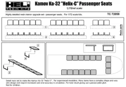 Ka-32 Helix-C Passenger Seats 1:72