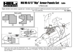 Mil Mi-8 Armor Panels (Late) 1:72