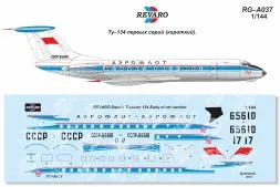 Tu-134 Aeroflot (Early short version) 1:144