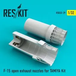 F-15 Eagle open exhaust nozzles for TAMIYA 1:32