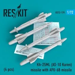 Kh-25ML (AS-10 Karen) missile  with APU-68 1:72