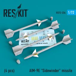 AIM-9E Sidewinder missile 1:72