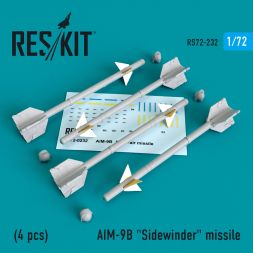 AIM-9B Sidewinder missile 1:72