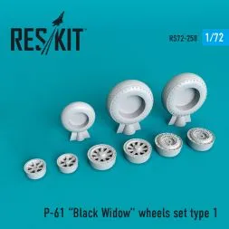 P-61 Black Widow wheels set 1:72