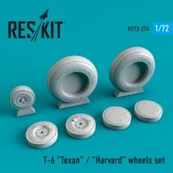 Texan T-6 wheels set 1:72