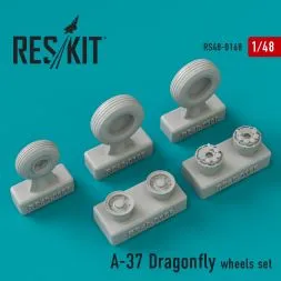 A-37 Dragonfly wheels set 1:48
