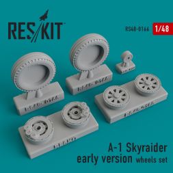 A-1 Skyraider early version wheels set 1:48