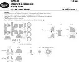 IL-2 Shturmovik BASIC mask for Zvezda 1:48