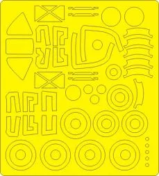 P-38H Lightning mask for Tamiya 1:48