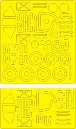 P-38H Lightning EXPERT mask for Tamiya 1:48