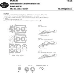 Buccaneer S.2C ADVANCED mask for Airfix 1:72