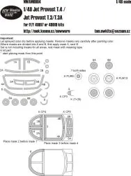 BAC Jet Provost T.3/T3A/T.4 mask for Fly 1:48