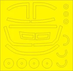 BAC Jet Provost T.3/T3A/T.4 mask for Fly 1:48