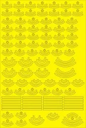 Bombs stripes for Aircraft Weapons: A mask 1:48