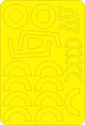 Su-9 Fishpot mask for Trumpeter 1:48