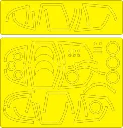 Yak-130 ADVANCED mask for Zvezda 1:48