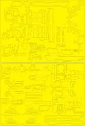 F-35A Lightning II figther RAM PANELS mask for Meng 1:48