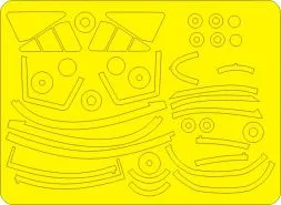 F-106A Delta Dart mask for Trumpeter 1:48