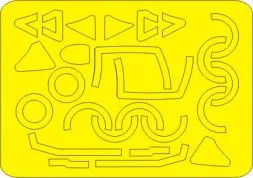 Su-11 Fishpot mask for Trumpeter 1:48