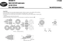 MiG-25RU mask for ICM 1:72