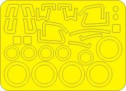 S-2E/G Tracker BASIC mask for Kinetic 1:48